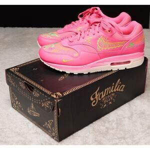 Nike Air Max 1 PRM Familia Día De Muertos Hyper Pink Womens 9.5 FQ8172-645